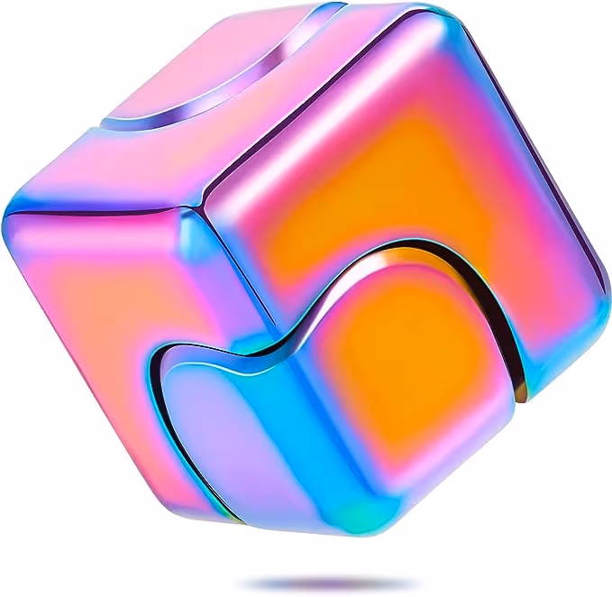 Finger Spinner Cube - quirky fidget toy